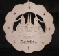 Preview: Fensterbild "Schlitz Beleuchtet" d= ca. 297mm Beleuchtet , gelasert mit Sternchen