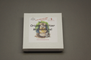 Der Mückendeckel "Motiv Stadtpfarrkirche in Fulda"