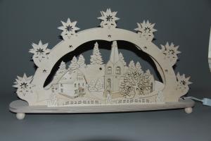 Schwibbogen "Kirche Langenschwarz