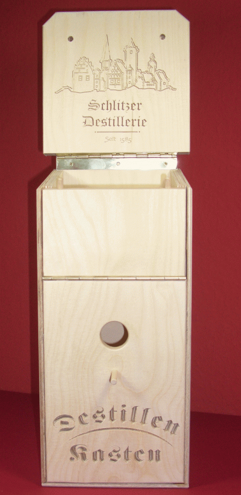 Destillenkasten "Standardkasten" ohne Extras, nur bei Onlinebestellung