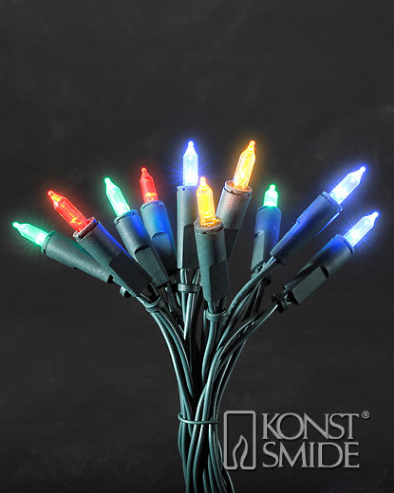 Transparente Lichterkette LED 20er Warmweiß mit Stecker - Kopie