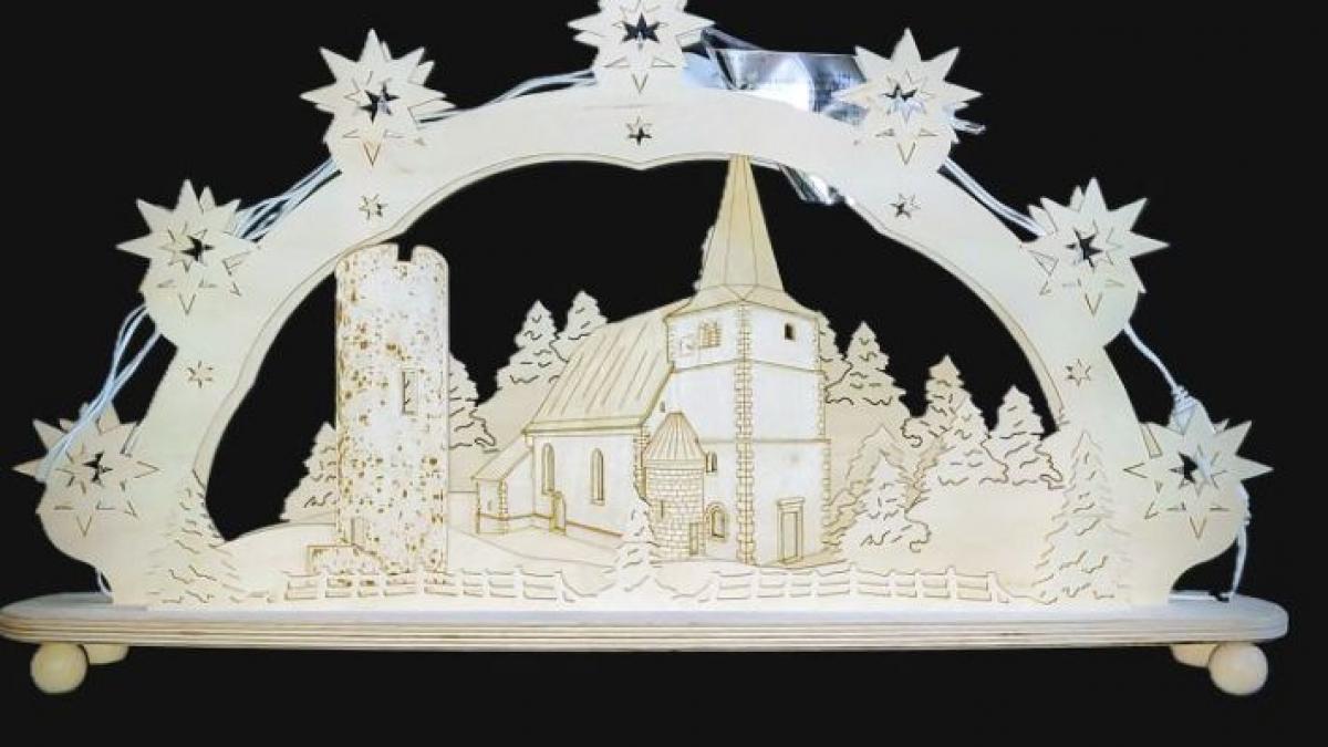 Florenbergkirche mit Turm ohne Demkmal.