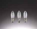 Ersatzkerzen "Riffelkerzen klar, 55V, 3Watt"