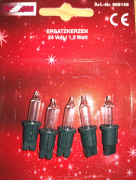 Ersatzkerzen für 10er Hellum Lichterkette, Grün